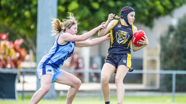 AFLQ StreetSmarts Schools Cup AFL football match between Kedron State High School and Marymoun - Picture: Richard Waker