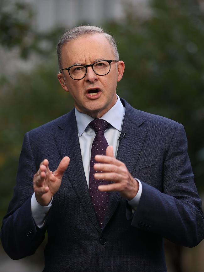 Anthony Albanese has harnessed the carnage Ms Fierravanti-Wells’ speech invoked. Picture: NCA NewsWire / Gary Ramage