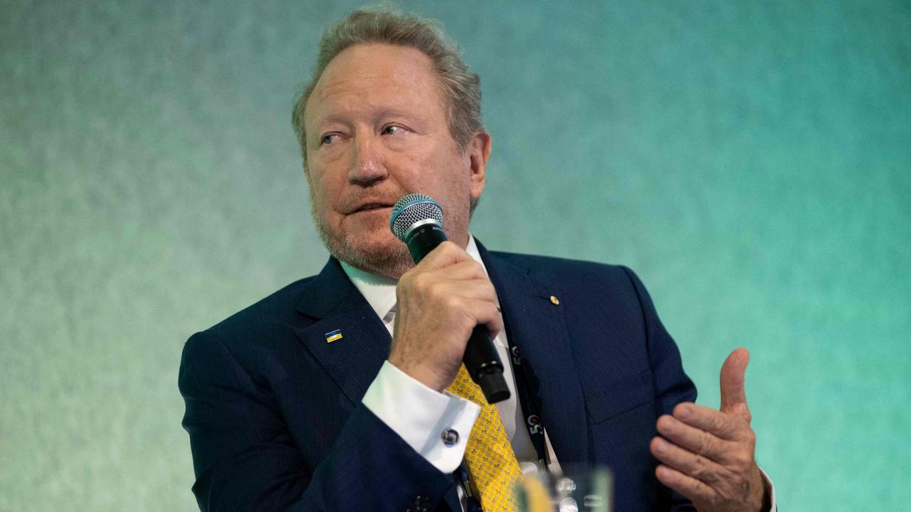 Australian Mining magnate Andrew Forrest is suing Meta in a US court over a plague of Facebook scam ads featuring him. Picture: Penny Stephens/AFP