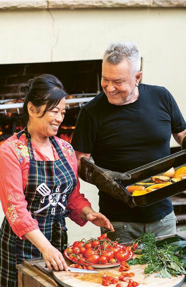 The couple that cooks together, rock together. Photo: Alan Benson.