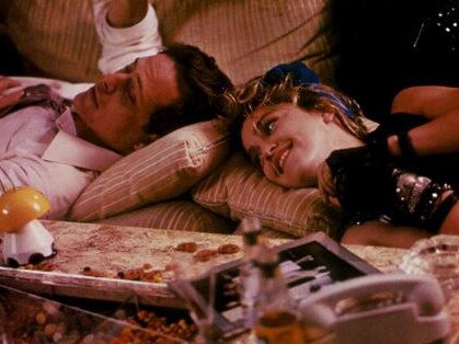 Mark Blum with Madonna in the 1985 film, Desperately Seeking Susan. Picture: Supplied/Orion Films