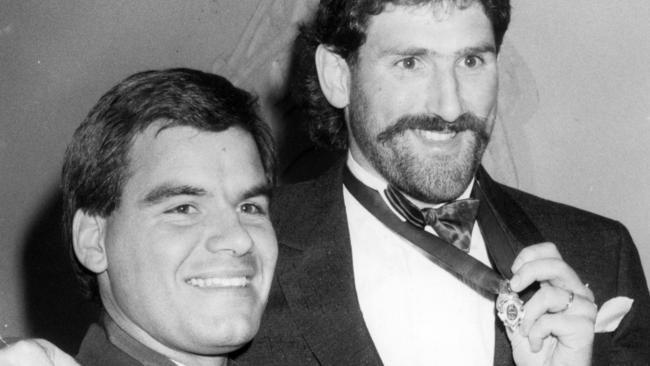 Robert DiPierdomenico and Greg Williams tied for the 1986 medal.