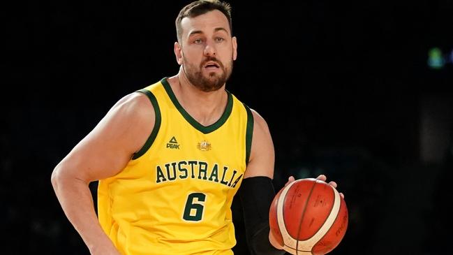 Andrew Bogut is focused on winning gold at Tokyo in 2020. Picture: AAP Image/Scott Barbour