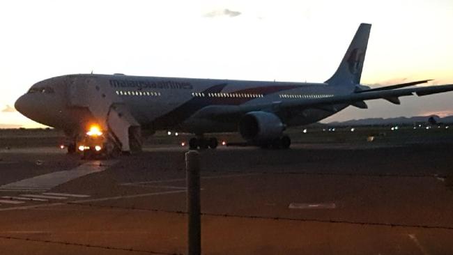 Malaysia Airlines flight 122 made an emergency landing at Alice Springs Airport on Thursday.