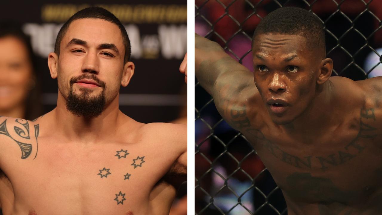 Robert Whittaker could be headed for a trilogy fight against Israel Adesanya. Picture: Getty