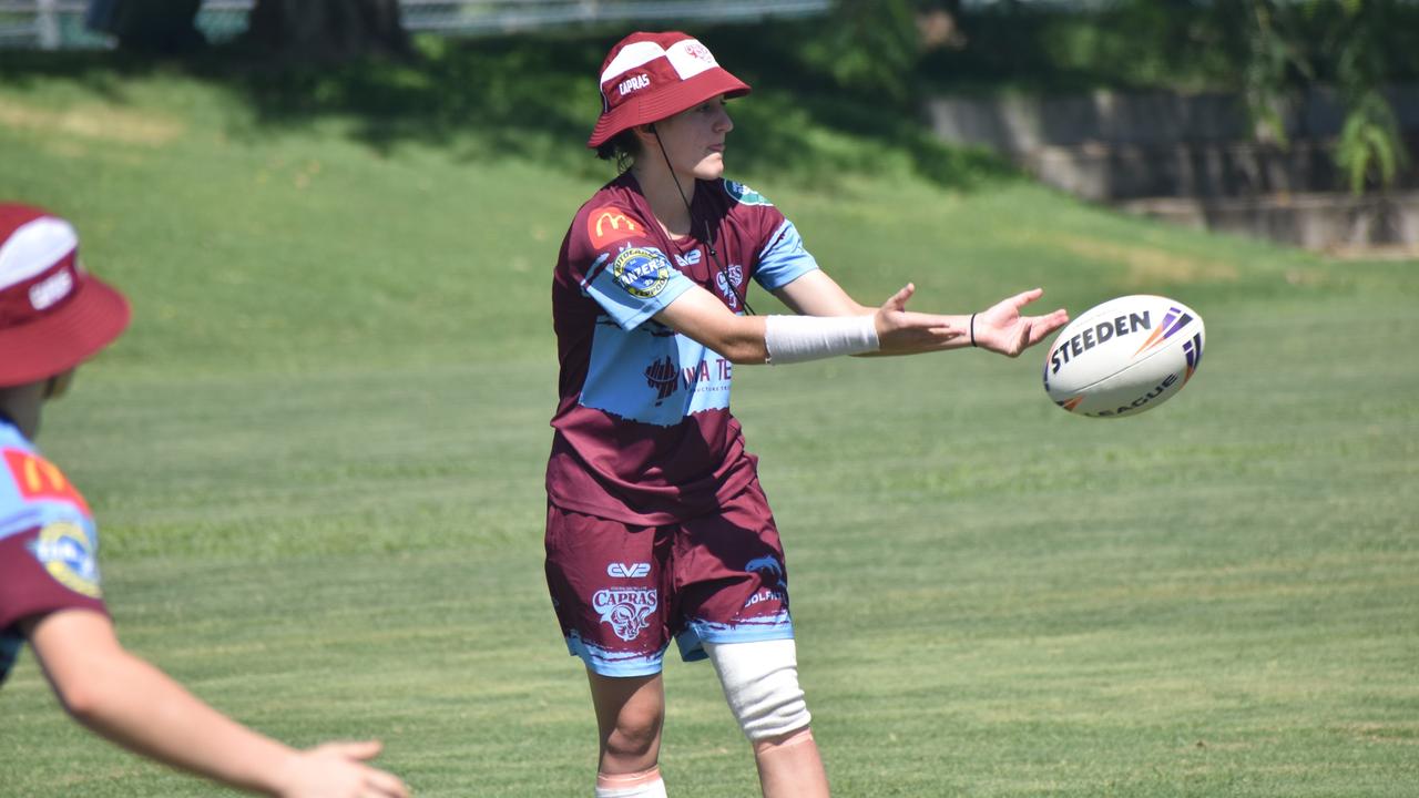 CQ Capras under-17 girls squad at pre-season training at Emmaus College, Rockhampton, on January 18, 2025.