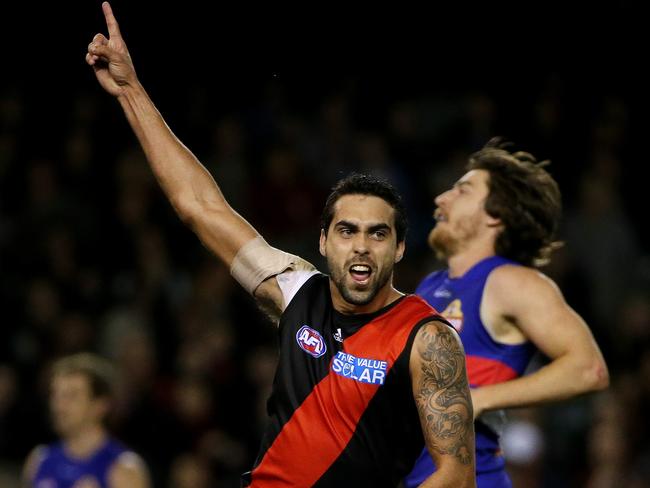 Dempsey kicked 35 goals in an 11-year, 133 game AFL career for Essendon that ended last year. Picture: News Corp