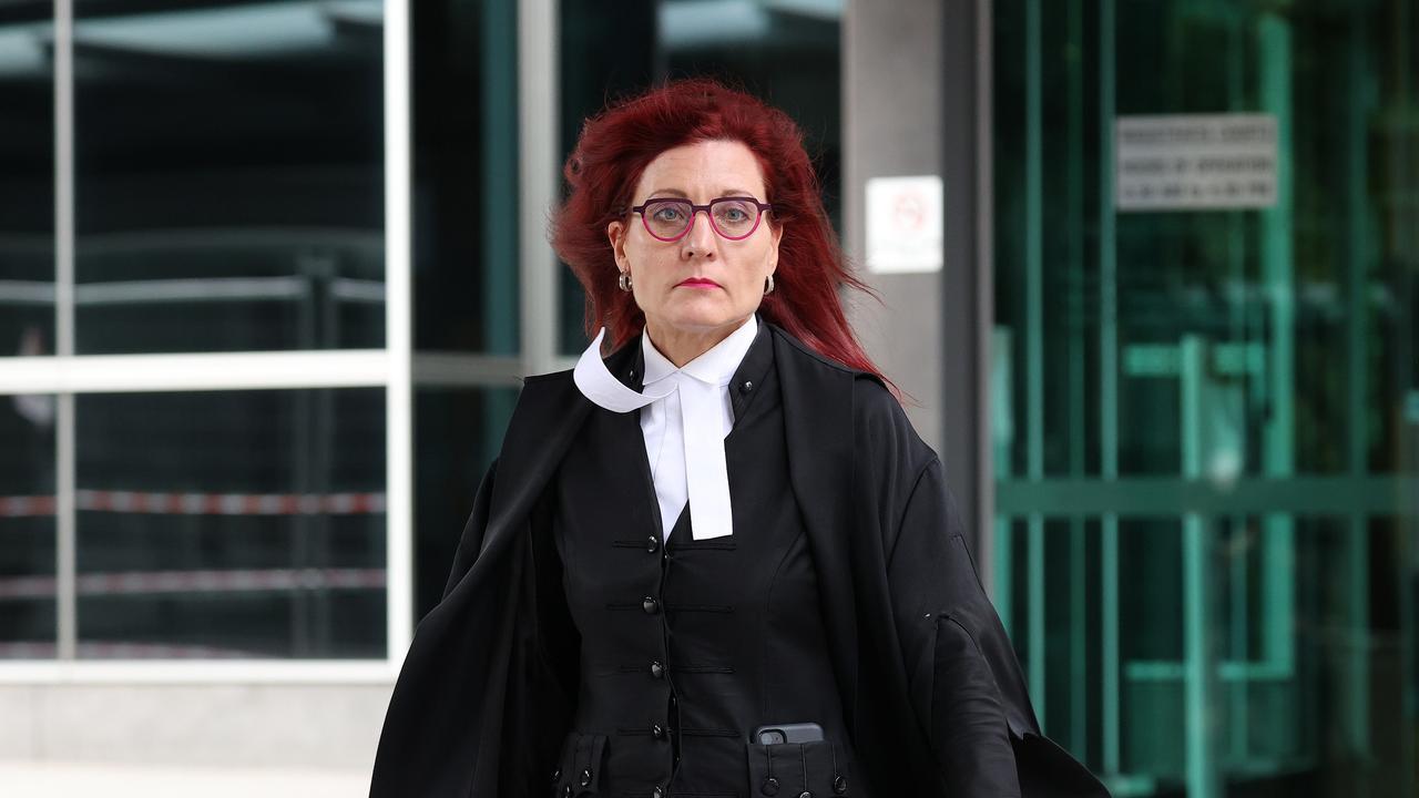 Counsel assisting the coroner Dr Jacoba Brasch QC leaving the Hannah Clarke inquest. Picture: Liam Kidston.