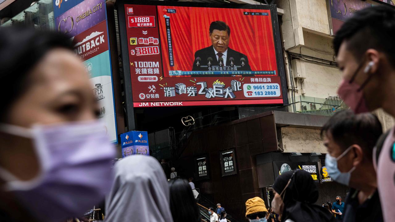 There’s growing frustration over Xi’s rule. Picture: Isaac Lawrence/AFP