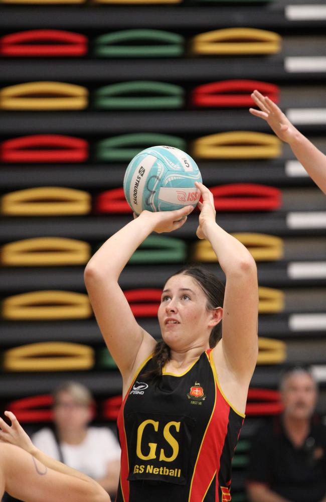 QISSN 2024 pool round action between Coomera Anglican College and Rockhampton Grammar School