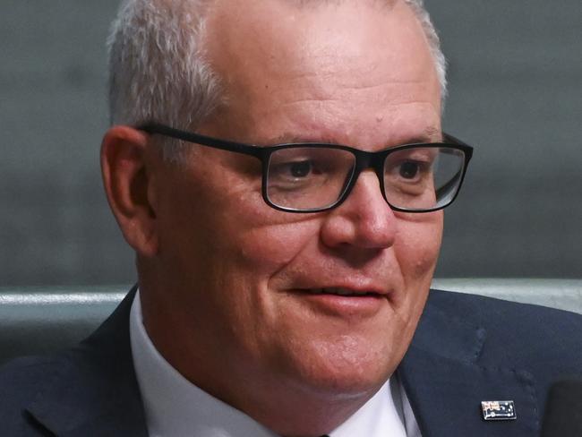 CANBERRA, AUSTRALIA - NOVEMBER 8: Scott Morrison MP during Question time at Parliament House in Canberra. Picture: NCA NewsWire / Martin Ollman