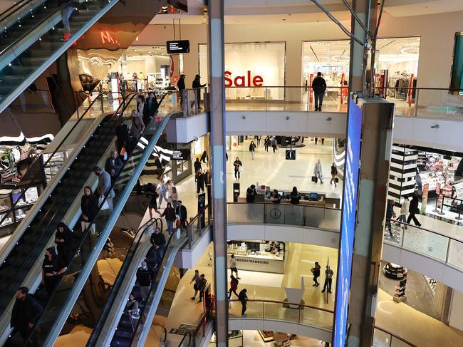 SUNDAY TELEGRAPH - Pictured is Westfield Bondi Junction today which was where the latest Sydney COVID flare up started. Picture: Tim Hunter.