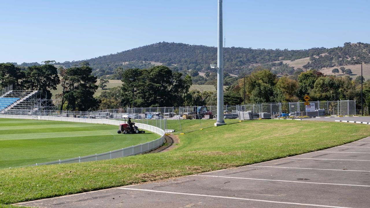 Hoons face fines for turning $23m AFL venue into rat-run