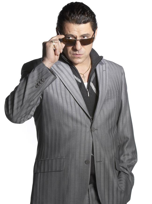 Actor Vince Colosimo played gangster Alphonse Gangitano in TV’s Underbelly.