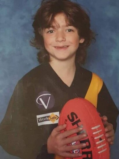 Jones in her first years of juniors at the only club that would take her in, Seaford.