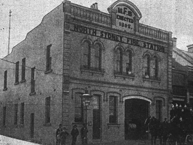 North Sydney Fire Station in 1897.