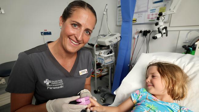 Alecka Miles from Perth is the first paramedic in Australia to be employed in a GP practice. Medicare payments may flow to workers like paramedics under proposed scope of practice reforms. Picture: Colin Murty