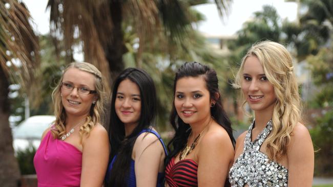 St Patrick’s College, Campbelltown year 12 students celebrating their formal in Wollongong in 2012.