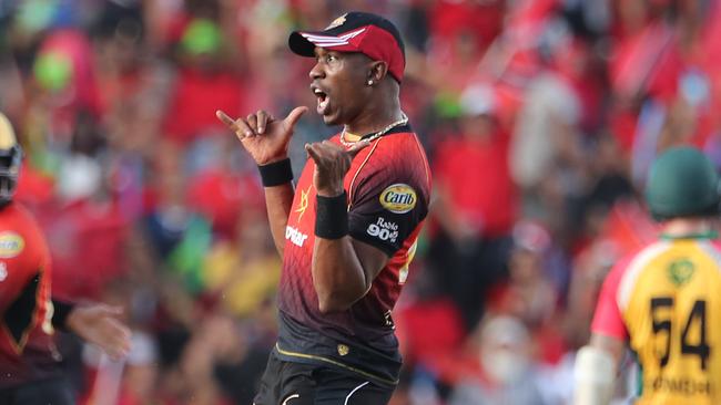 Dwayne Bravo, pictured playing for the Trinbago Knight Riders in the Hero Caribbean Premier League, is a big addition for the Stars. Picture: Getty Images