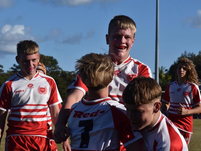 Renouf Shield action: Keebra Park v Palm Beach Currumbin.