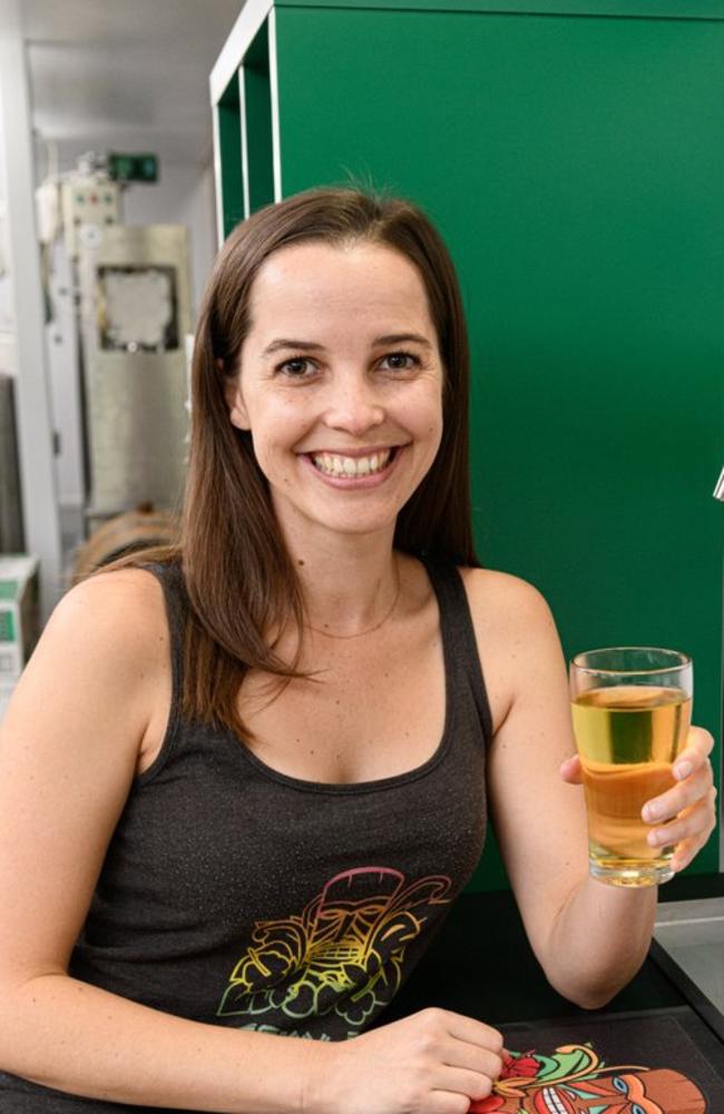 Along with her partner, Zoe Young owns and runs Ohana Winery and Cheeky Tiki Cider in Bundaberg East. Photo: Paul Beutel photos, via Bundaberg Tourism.