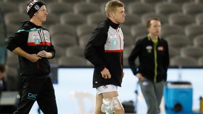 Dan Hannebery is hoping to play for the Saints again this season. Picture: Michael Willson/AFL Photos