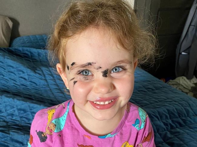 Charlotte found the makeup bag! <b><a href="https://www.dailytelegraph.com.au/newslocal/blacktown-advocate/vote-help-us-find-the-cheekiest-toddler-in-nsw/news-story/9ae7eb32bd93be85a472b448d0c19dda">VOTE HERE </a></b>