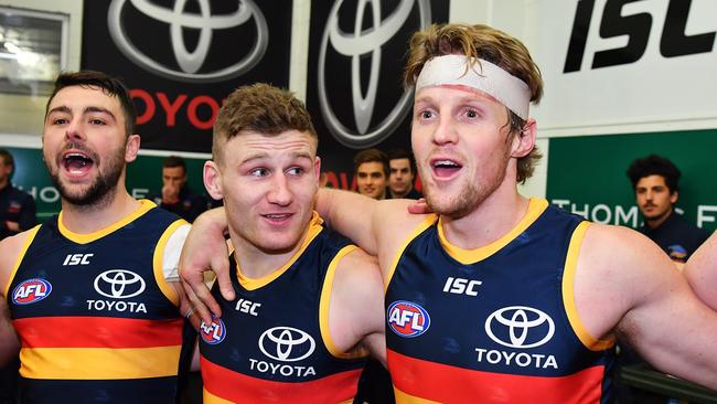 Triple threat: Rory Atkins, Rory Laird and Rory Sloane. Pic: Getty Images