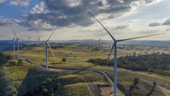 Crudine Ridge Wind Farm is a 134MW wind farm constructed and owned by CWP Renewables near Sallys Flat, near Mudgee in New South Wales.