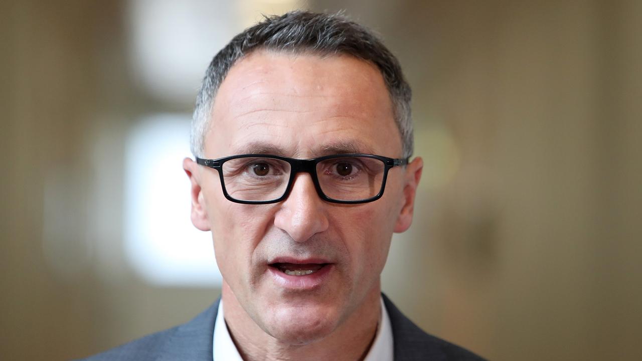 Greens leader Richard Di Natale says he’s found a loophole to dodge the Prime Minister’s citizenship ceremony ban. Picture: Kym Smith