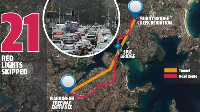 A tunnel has been announced to pass through the northern beaches.