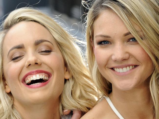 The Bachelor Australia final four bachelorettes (L-R) Jessica, Louise, Sam and Lisa at Waterloo. Picture: CRAIG WILSON