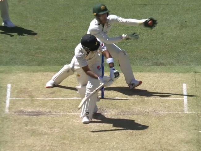 Australia mixed it up early and brought on Nathan Lyon, who immediately sent a shiver through the Pakistan dressing rooms with a ball that spun a mile.