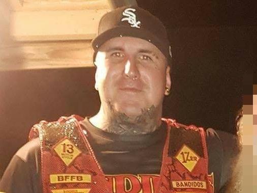 Jarred James Marko, a senior Bandidos bikie, was arrested by Strike Force Raptor at his home near Cessnock. Picture: Facebook. https://www.facebook.com/makos.makos.12 ID confirmed by Emily Burley