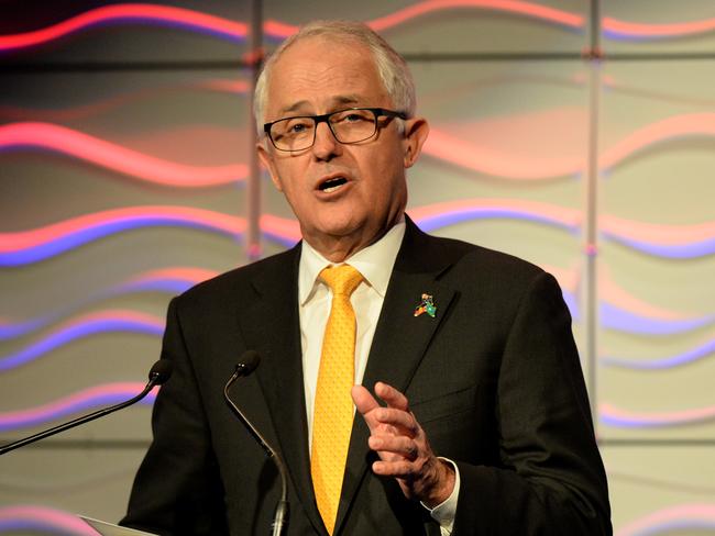 Prime Minister Malcolm Turnbull has the lowest rating of any prime minister over the past nine years on the vital attributes of being visionary and decisive. Picture: AP Image/Mal Fairclough