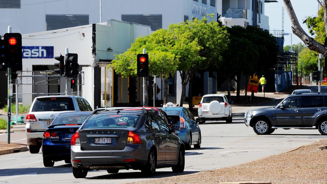 Darwin City Council is reviewing speed limits, with a 40km/h restriction across the CBD under consideration. Picture: Elise Derwin