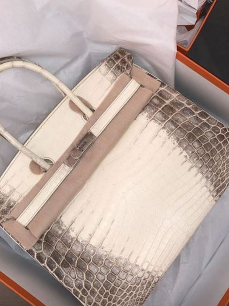 Kylie Jenner’s Hermes bag, which was one of several. Picture: Instagram