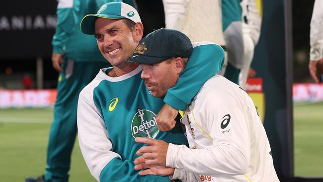 Justin Langer has described the players he coached as his ‘younger brothers’. Picture: Kolbe - CA/Cricket Australia via Getty Images)