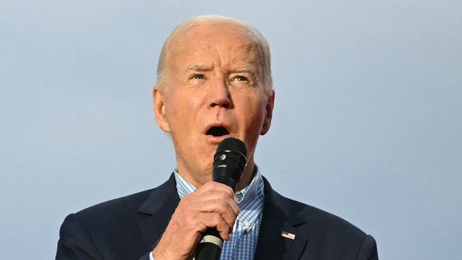 Family and friends have a duty to step in and preserve US President Joe Biden’s dignity. Picture: AFP