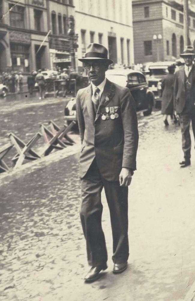 Harry Freame’s last march, Anzac Day, 1940. Five months later he would embark on the mission that would cost him his life. Harry Freame in 1940, shortly before he went to Japan.