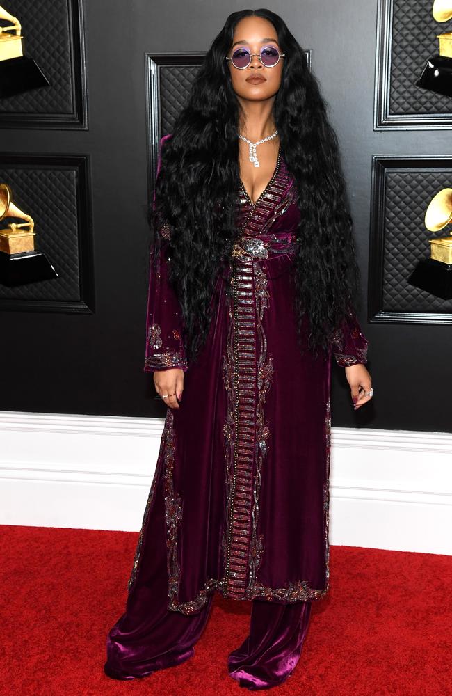 R&amp;B singer H.E.R. Picture: Kevin Mazur/Getty