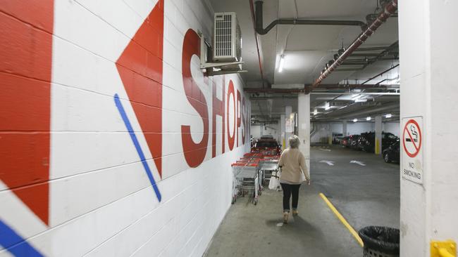 Gladesville Shopping Village’s underground carpark.