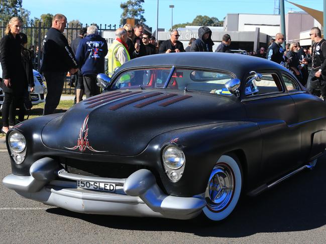 A black hot rod. Picture: Adam Taylor