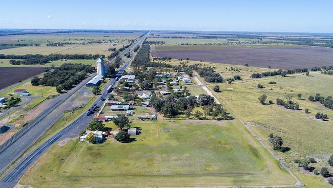 INVESTMENT OPPORTUNITY: 67 Campbell Street Brigalow, Warrego Highway on the Western Downs. In 2016 the small country town had a population of 170 people. Pic: Supplied.