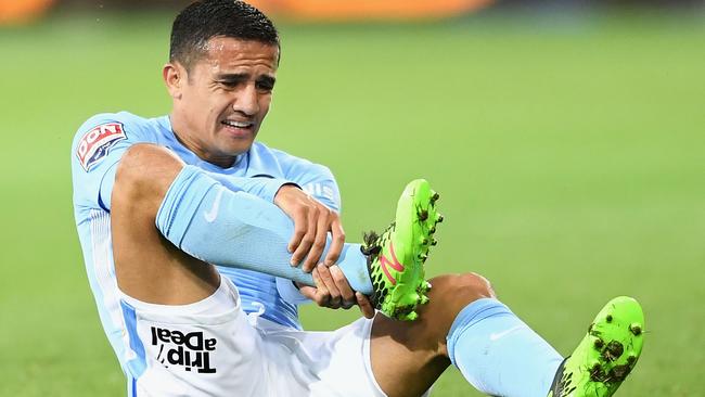 Tim Cahill threw doubt over his future at Melbourne City. Picture: Getty Images