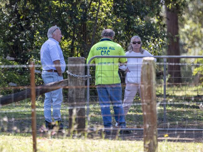 Local residents of the rural area watch the rescue efforts. Picture: NewsWire