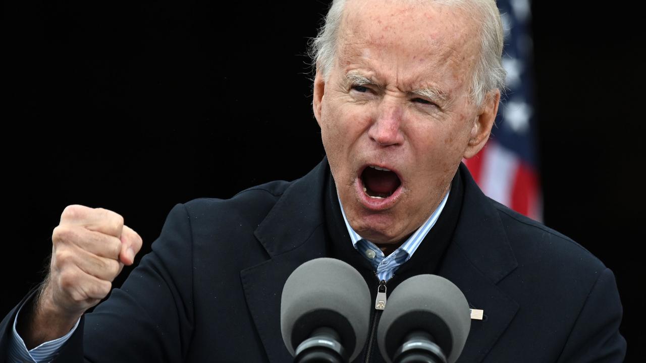 President-elect Joe Biden campaigning in Georgia this week. Picture: Jim Watson/AFP