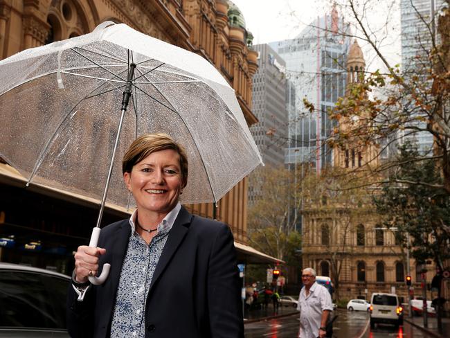 Sydney Lord Mayoral candidate Councillor Christine Forster has accused Clover Moore of pro-development conflic of interest. Picture: Stephen Cooper