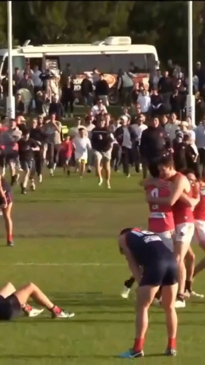 Incredible scenes as 46-year local footy premiership drought broken