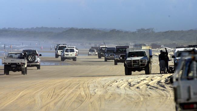 A 2022 sustainability report says vehicle access purchases (or permits) at the Cooloola Recreation Park increased for the area by 29 per cent between the 2016-2017 and 2020-2021 financial years.